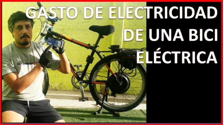 ¡Descubre cuánto consume una bici eléctrica!